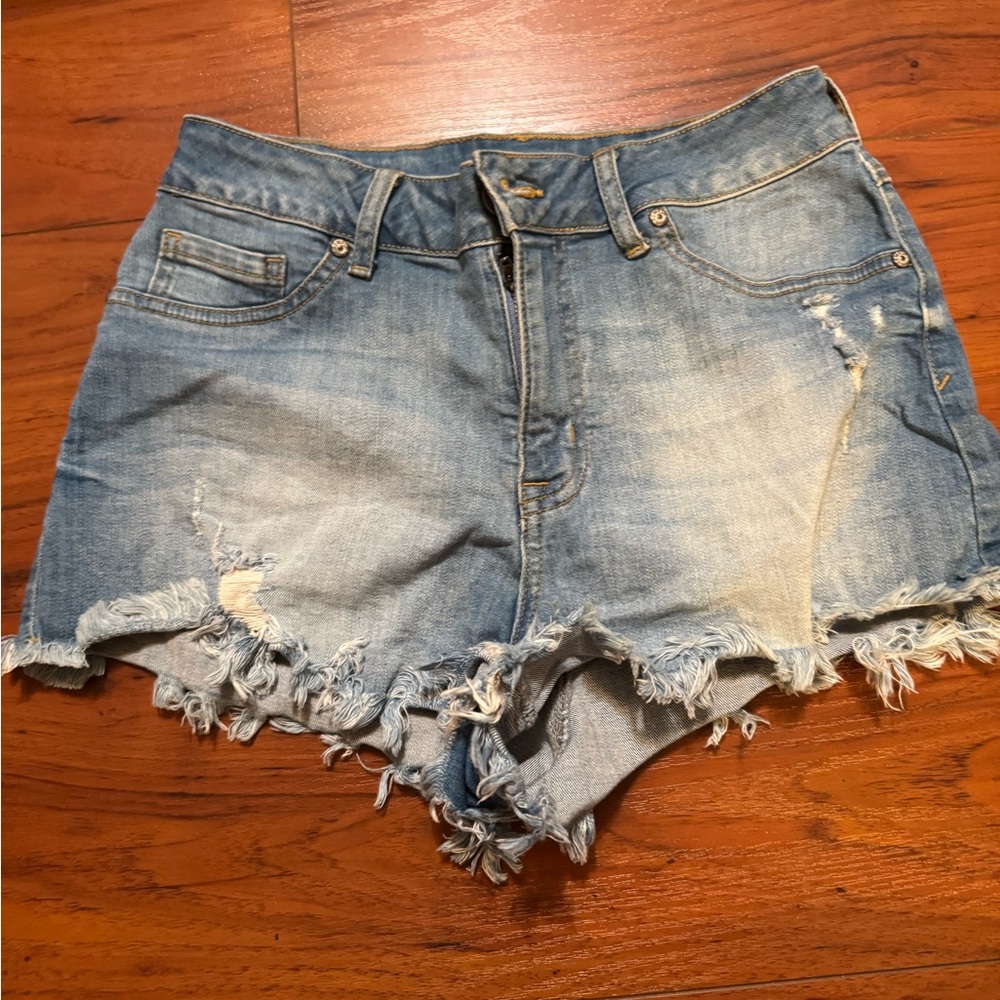 Denim Distressed Women's Shorts